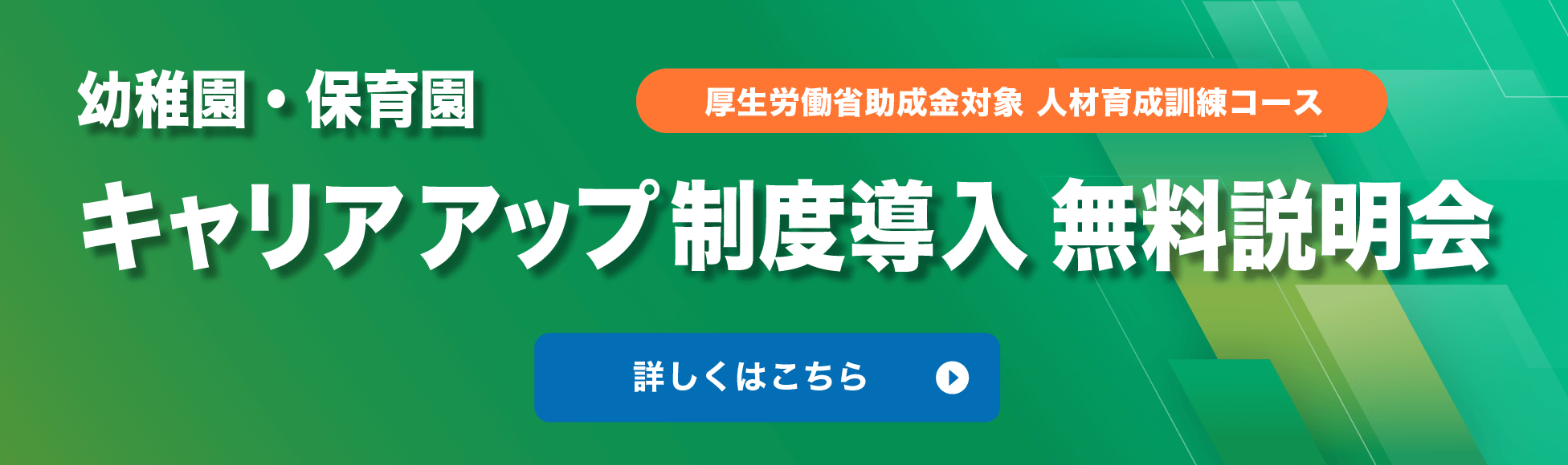 幼稚園・保育園キャリアアップ制度導入無料説明会